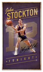 John Stockton Nba Legends Nba Nba Basketball Art
