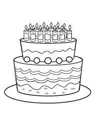 Coloring pages for a variety of themes that you can print out and color for free. Coloring Pages Birthday Cake Coloring Page