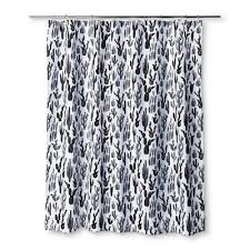 Black And White Curtains Target Cactus Shower Curtain Black Room Essentials Cactus Shower Curtain Black Curtains Room Essentials