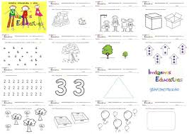 Centro de recursos, ejercicios, tablas, juegos para imprimir en español. Cuadernillo De 40 Actividades Para 3 Anos Educacion Preescolar Imagenes Educativas