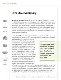 Example Of An Executive Summary