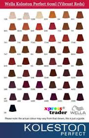 List Of Wella Koleston Color Chart Pictures And Wella