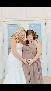 Must Have Picture With Your Pregnant Bridesmaid S Make Sure You Get A Copy Bride And Bridesmaid Pictures Pregnant Bridesmaid Pictures Wedding Picture Poses