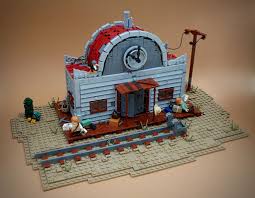 1872 train station lego station lego lego models