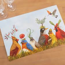 Wildlife Plates, Wildlife Placemats