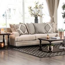 Furniture Of America Charles Contemporary Fabric Of London Sofa Light Brown Walmart Com Furniture Furniture Of America Sofa Upholstery
