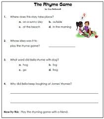 What is the author telling the reader? 1st Grade Reading Comprehension Worksheets