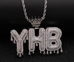 Dripped Custom Bubble Letter Chain Necklace Saintchic Chain Necklace Styles Necklace Chain Types Custom Name Necklace