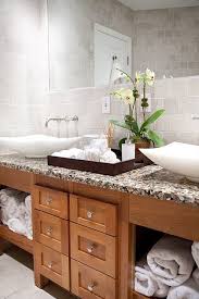Oak Cabinets Contemporary Bathroom The Elegant Abode Oak Bathroom Cabinets Oak Cabinets Oak Bathroom