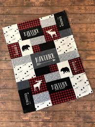 Baby Blanket Clipart Black And White Personalized Baby Blanket Quilt Print Newborn Swaddle Red Etsy Diy Baby Blanket Baby Boy Quilt Patterns Baby Boy Quilts