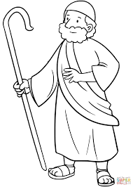 Moses Coloring Page From Category Select Fantasticable Pages Bible Stories Free Abraham And Sarah To Approachingtheelephant