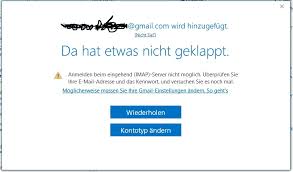 Google has many special features to help you find exactly what you're looking for. Gmail Konto Lasst Sich Nicht Uber Outlook 2019 Abrufen Microsoft Community