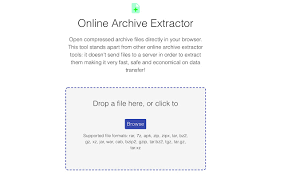 Ideal for at school/office where winrar/winzip is not available! Online Archive Extractor