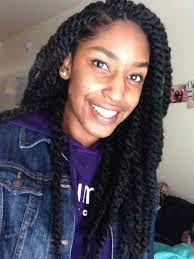 Thick Marley Twists Great Protective Style For Transitioners Natural Hair Styles Marley Twist Hairstyles Braids For Short Hair
