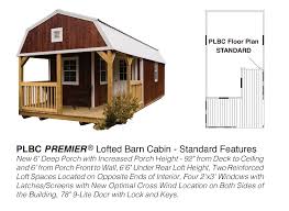 Cabin 12' x 24' +loft. Premier Lofted Barn Cabin Buildings By Premier