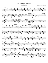 Maybe you would like to learn more about one of these? Moonlight Sonata Sheet Music For Guitar Solo Musescore Com