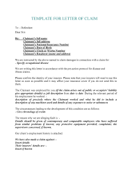 Car accidents can be stressful, but making a claim doesn't have to be. 49 Free Claim Letter Examples How To Write A Claim Letter