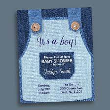 Pin By Becky Aarskaug On Jacob In 2021 Denim Baby Shower Baby Shower Fun Baby Shower