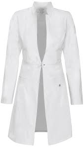 Cherokee Luxe 32 Lab Coat A Sleek Contemporary Lab Coat Features A Stand Up Collar And Zip Away Detail At The Waist Whic Lab Coats Doctor Outfit Doctor Coat