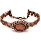 Woven Cuff with Middle Stone