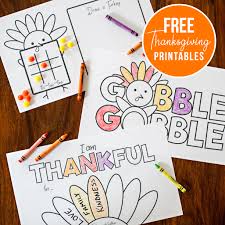 I really love the coloring and puzzle pages which many family friendly restaurants provide. Free Thanksgiving Printables Pretty Plain Janes