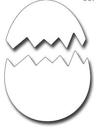 Frantic Stamper Die Uovo Incrinato Fradie10384 Apri Un Uovo Di Cioccolato E Tempo Di Pasqua Qu Easter Crafts For Kids Easter Crafts Easter Craft Templates
