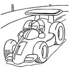 Coloring page of a race car. Top 25 Race Car Coloring Pages For Your Little Ones