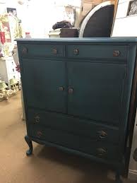 Deep Dark Teal Chalk Paint On A Vintage Dresser Paintedfurniture Chalkpaintedfurniture Painteddres Teal Painted Furniture Teal Furniture Colorful Dresser
