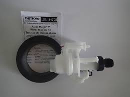 Completely drain the toilet's water supply line. Thetford Aqua Magic V Water Module Kit