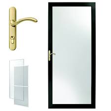 The actual storm door frame width and height will be less. Andersen Storm Door 30 X 80 Bronze Interchangeable Low E Glass 10 Series Brass Left Zabitat