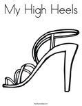 High heel shoe stock photos and images. High Heels Coloring Page Twisty Noodle