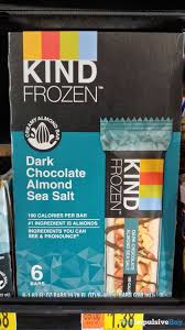 Kind Frozen Dark Chocolate Almond Sea Salt Bars Jpg Chocolate Almonds Frozen Chocolate Dark Chocolate Almonds