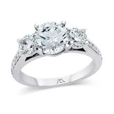 2 3 8 Ct T W Certified Diamond Three Stone Engagement Ring In Platinum H Si2