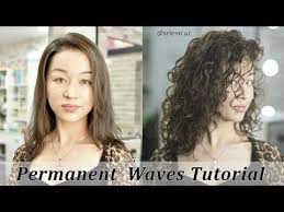 Permanent Wave Tutorial Youtube Permanent Waves Permanent Waves Hair Messy Hair Look