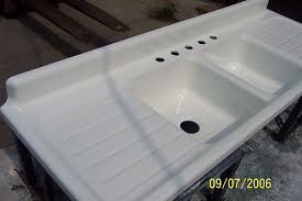 drainboard sink, vintage kitchen sink