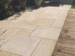 Sawn Honed Mint Ivory Indian Sand Stone Patio Paving Flags At 16 95 M2 Cheapest Ebay Patio Stones Sand Patio Paving Stone Patio