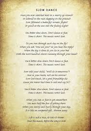 Slow Dance Poem David Weatherford Google Search Dance Quotes Inspirational Dance Quotes Inspirational Poems