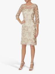Gina Bacconi Rehka Floral Lace Dress Gold Floral Lace Dress Dresses Lace Dress