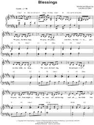 Laura Story Blessings Sheet Music In B Major Transposable Download Print Sheet Music Music Download Music