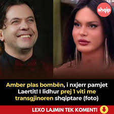Amber plas b*mbën, i nxjerr pamjet Laertit! I lidhur prej 1 viti me  tr*nsgjinoren shqiptare (foto) Lajmi n'koment👇