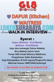 Kesempatan magang di surabaya cari di antara 21.000+ lowongan kerja terbaru pekerjaan penuh waktu, sementara dan paruh waktu langganan informasi lowongan kerja cepat & gratis pemberi kerja terbaik di surabaya kerja: Lowongan Kerja Surabaya Terbaru Di Resto Galang 8 Gl8 Juni 2019 Lowongan Kerja Surabaya April 2021 Lowongan Kerja Jawa Timur Terbaru