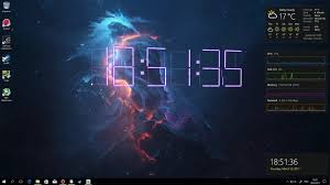 Wallpaper Engine Animirovannye Oboi V Windows 10 Lenovo Wallpapers Wallpaper Windows 10 Clock Wallpaper