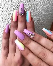 Nail technician in renfrewshire area. 43 Pretty Ways To Wear Rainbow Nails This Summer Page 2 Of 4 Stayglam Rainbow Nails Nails Manicure