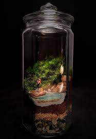 Terrarium Hiking Terrarium Moss Terrarium Hiking Gift Outdoor Enthusiast Nature Lover Hiker Succulent Terrarium Moss Terrarium Large Terrarium