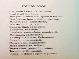 Italian Food Poem Silverstein Poems Shel Silverstein Poems Italian Quotes