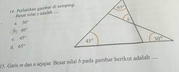 Perhatikan gambar disamping besar nilai x adalah brainly co id. Perhatikan Gambar Di Samping Besar Nilai X Adalah Brainly Co Id