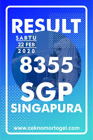 Result Sgp Sabtu 22 Februari 2020 Di 2020 Singapura