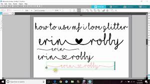 A collection of free downloadable fonts that have tails included. How To Use The Font Mf I Love Glitter Youtube