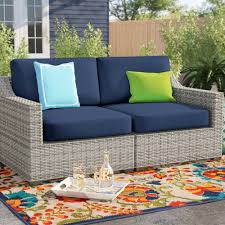 See more ideas about rattan, rattan armchair, rattan chair. Sol 72 Outdoor Falmouth 70 Wide Outdoor Wicker Loveseat With Cushions Reviews Wayfair