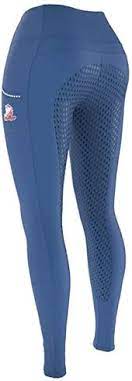 Amazon Com The Mane Range Horse Riding Pants For Women Equestrian Breeches Silicon Seat Riding Tights Navy B Horse Riding Pants Riding Pants Riding Tights